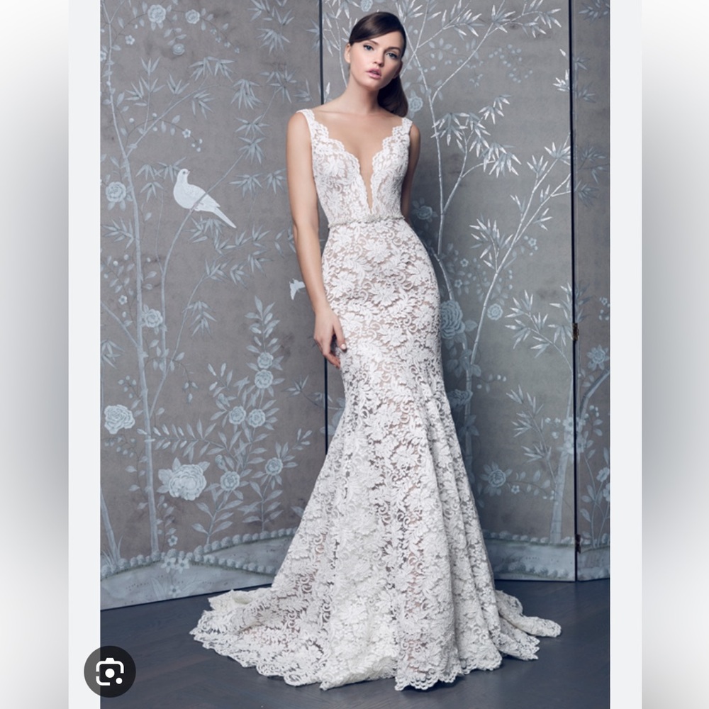 Romona Keveza Legends Lace Wedding Gown